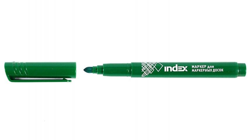 Маркер для вайтбордов Index 530 зеленый - фото 1 - id-p131171304