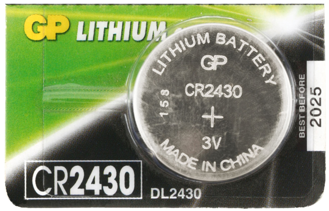 Батарейка литиевая дисковая GP Lithium CR2430, 3V - фото 2 - id-p131175726