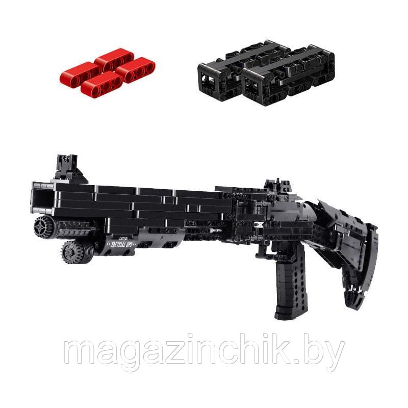 Конструктор Самозарядное ружьё Benelli M4 Super 90, 1061 дет., Mould King 14003, аналог LEGO - фото 9 - id-p131187900