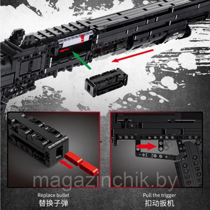 Конструктор Самозарядное ружьё Benelli M4 Super 90, 1061 дет., Mould King 14003, аналог LEGO - фото 3 - id-p131187900