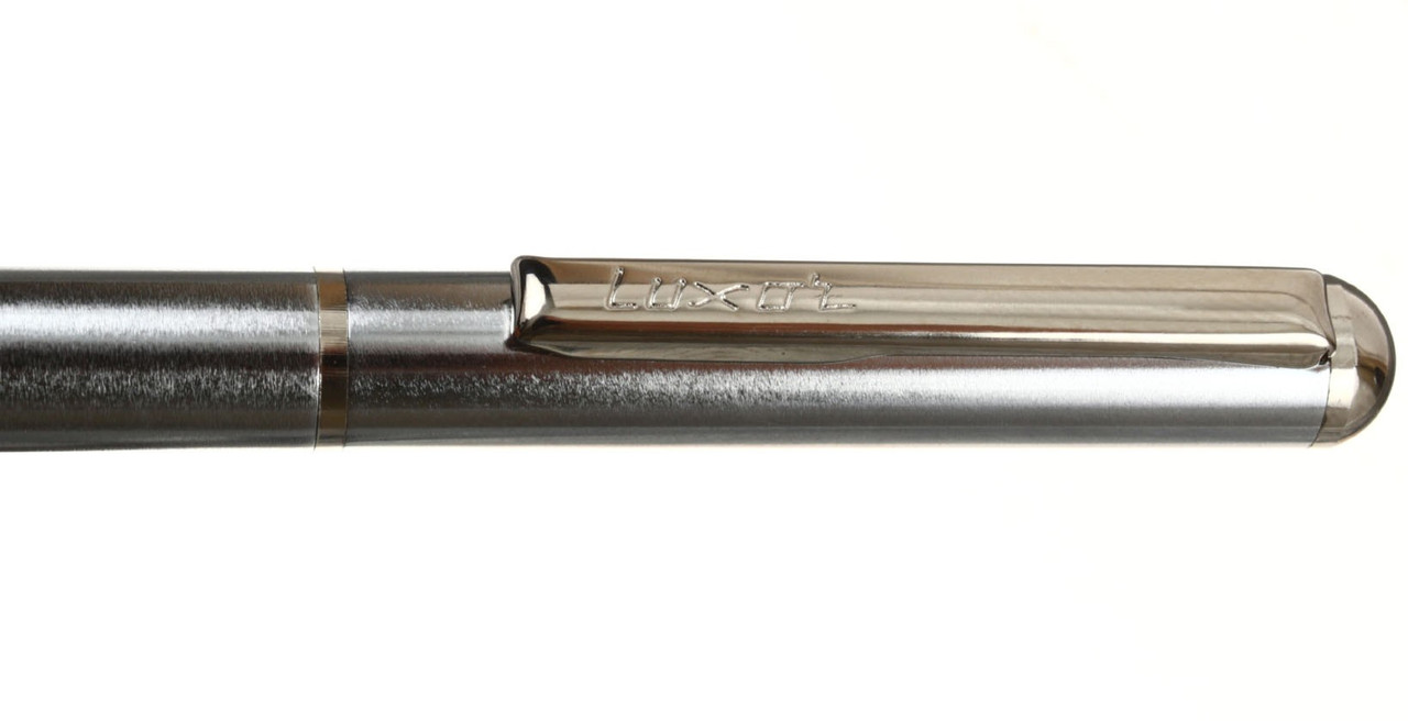 Ручка подарочная перьевая Luxor Cosmic корпус серебристый, синяя - фото 3 - id-p131175741