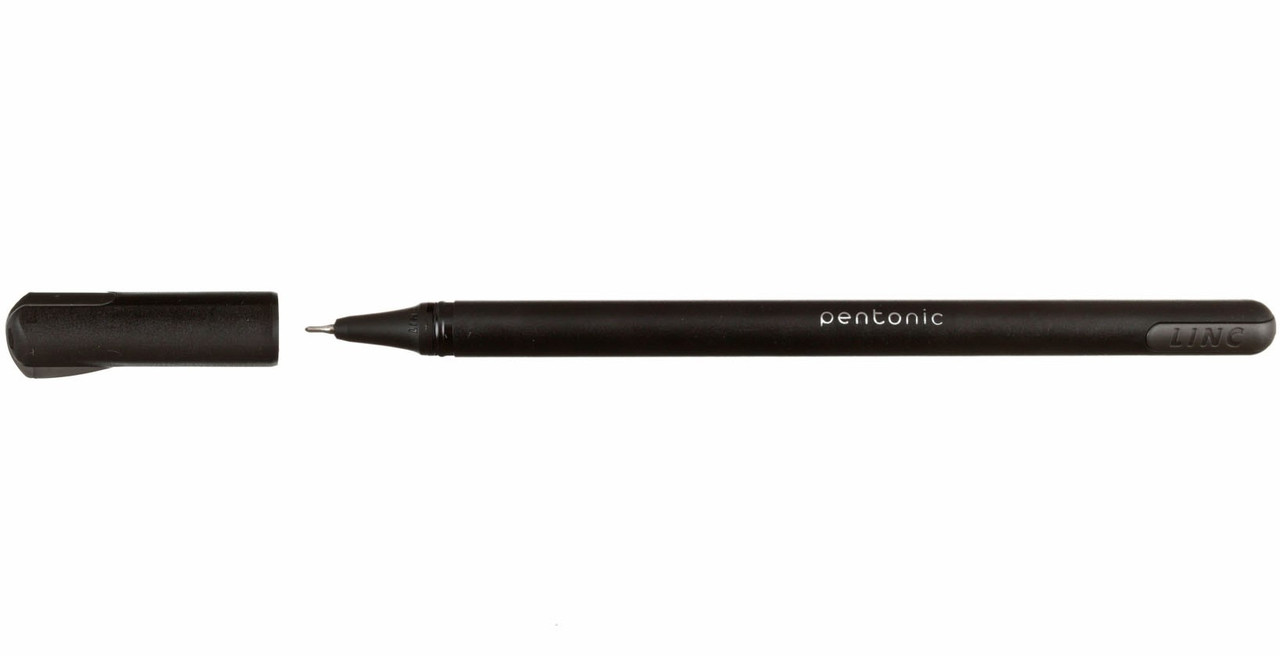 Ручка гелевая Linc Pentonic корпус черный, стержень черный - фото 2 - id-p131175764