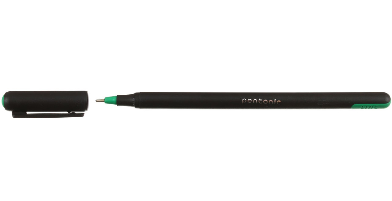 Ручка шариковая Linc Pentonic корпус черный, стержень зеленый - фото 2 - id-p131175766