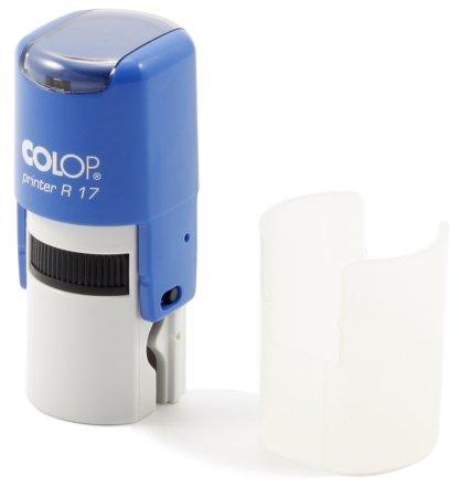 Автоматическая оснастка Colop R17 в боксе для клише печати &#248;17 мм, корпус синий - фото 1 - id-p131170310