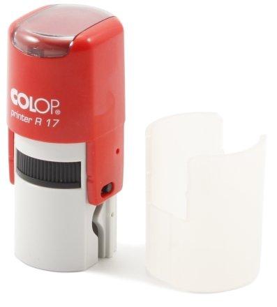 Автоматическая оснастка Colop R17 в боксе для клише печати &#248;17 мм, корпус красный - фото 1 - id-p131170311