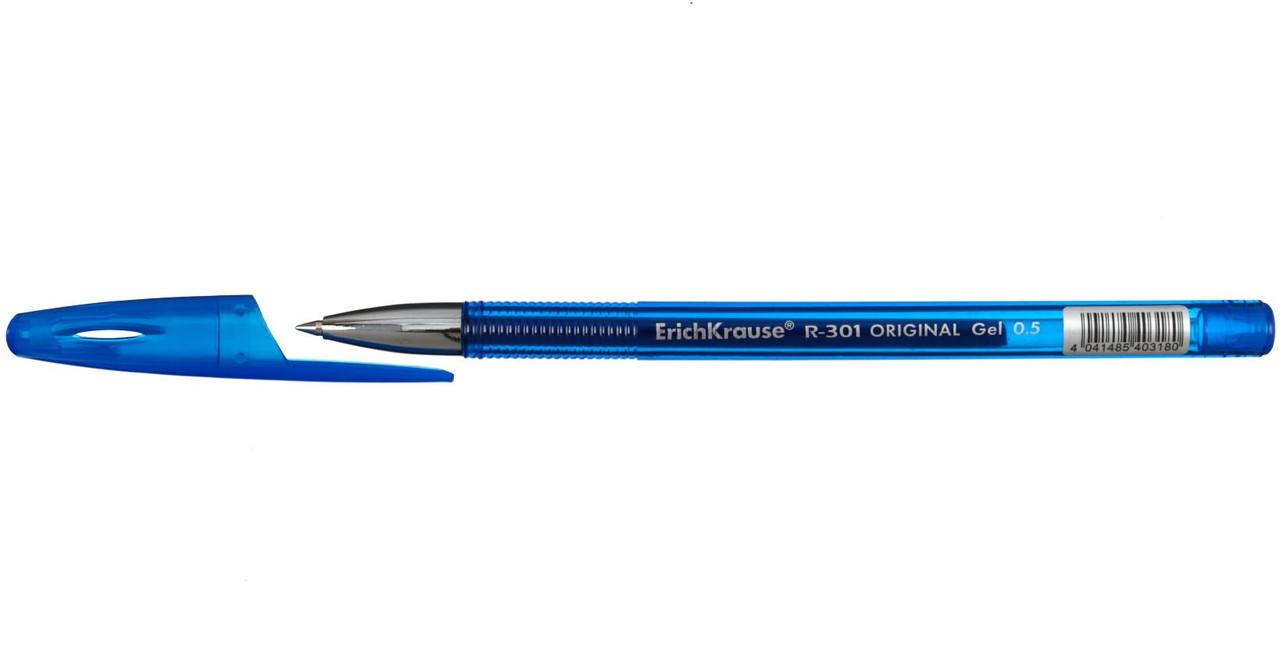 Ручка гелевая R-301 Original Gel корпус синий, стержень синий - фото 2 - id-p131175798