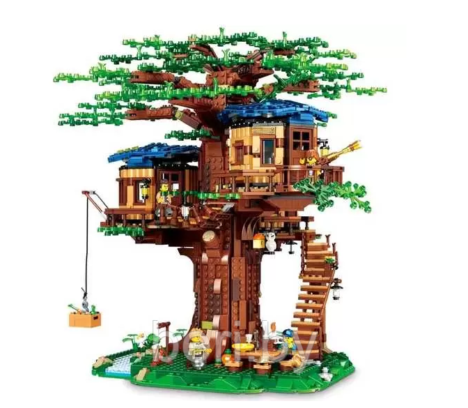 11364 Конструктор BELA (Lari) Create "Дом на дереве" (Аналог Lego Ideas 21318), 3056 деталей - фото 2 - id-p131189784