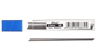 Грифели для автоматических карандашей Beifa толщина грифеля 0,5 мм, твердость ТМ, 12 шт.