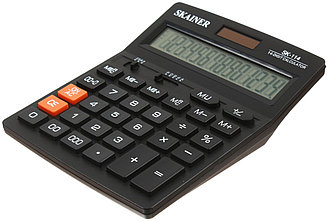 Калькулятор 14-разрядный Skainer SK-114 черный