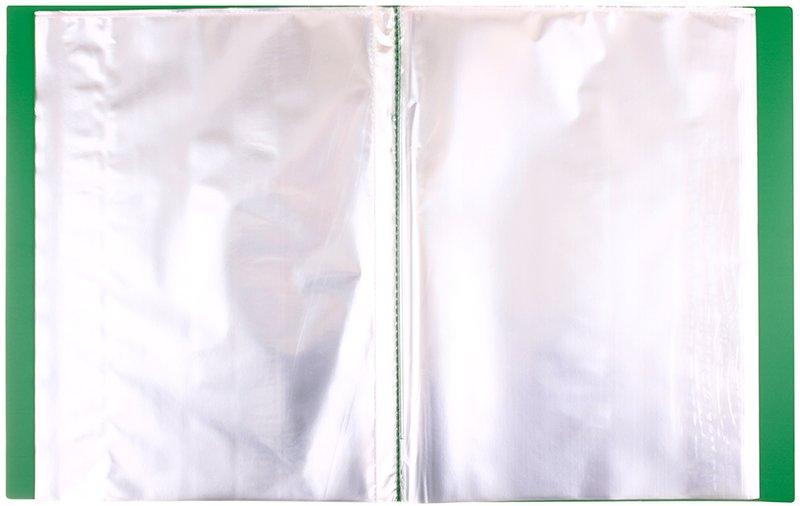 Папка пластиковая на 80 файлов Berlingo Standart толщина пластика 0,8 мм, зеленая - фото 1 - id-p131173610