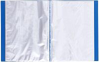 Папка пластиковая на 80 файлов Berlingo Standart толщина пластика 0,8 мм, синяя