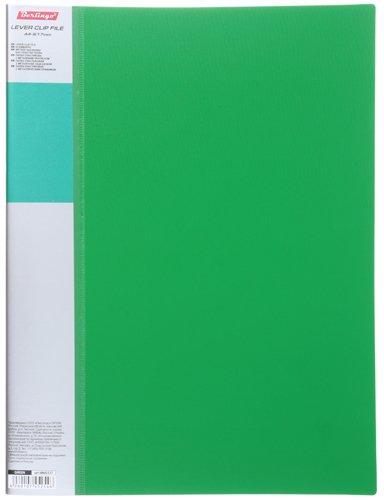 Папка пластиковая с боковым зажимом и карманом Berlingo Standart толщина пластика 0,7 мм, зеленая - фото 4 - id-p131173615