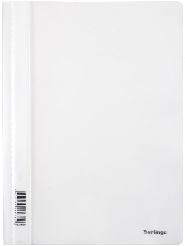 Папка-скоросшиватель пластиковая А4 Berlingo толщина пластика 0,18 мм, белая - фото 2 - id-p131173622