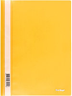 Папка-скоросшиватель пластиковая А4 Berlingo толщина пластика 0,18 мм, желтая