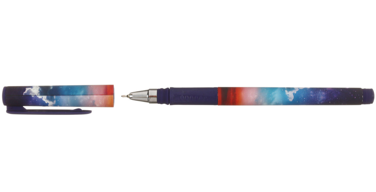 Ручка шариковая Lorex Double Soft с рисунком Sunset, стержень синий - фото 2 - id-p131175889