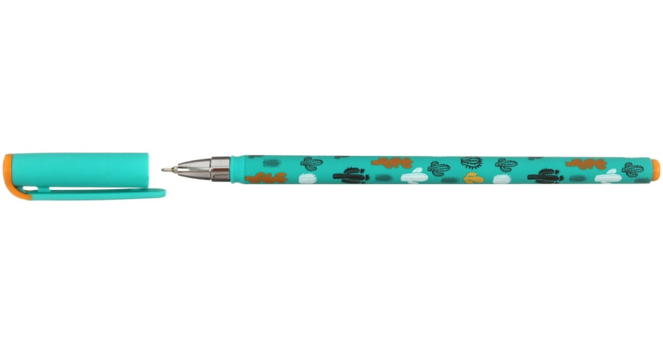 Ручка шариковая Lorex Slim Soft Cactus, стержень синий - фото 1 - id-p131175909