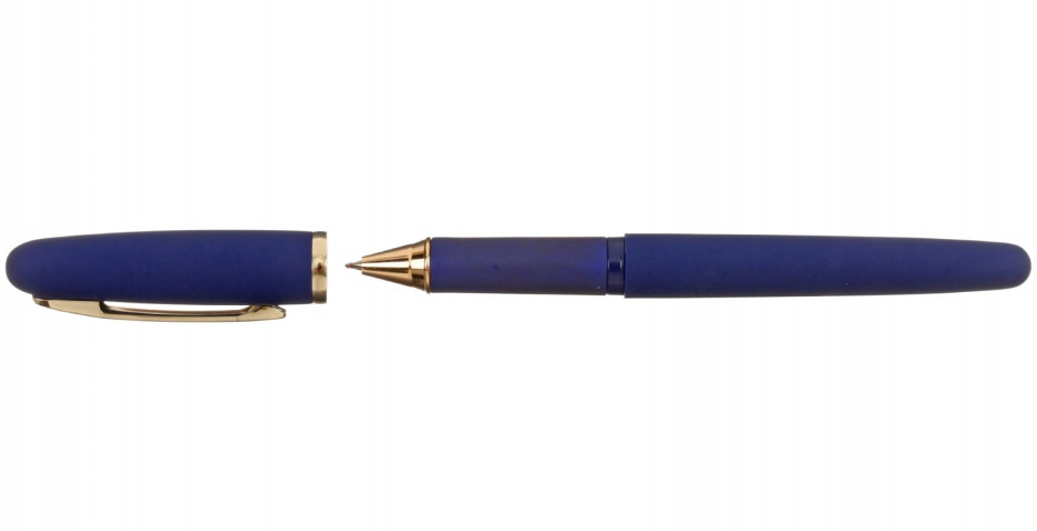 Ручка подарочная шариковая Lorex Grand Soft корпус темно-синий - фото 1 - id-p131175917