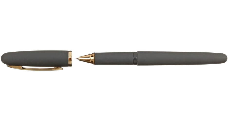Ручка подарочная шариковая Lorex Grande Soft корпус серый - фото 1 - id-p131175923