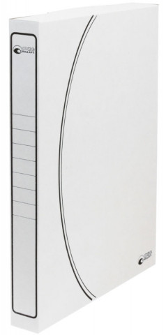 Короб архивный из гофрокартона «Офис стандарт» ширина корешка 45 мм, 315*425*45 мм, белый - фото 3 - id-p131175925