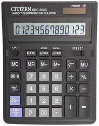 Калькулятор 14-разрядный Citizen SDC-554S черный