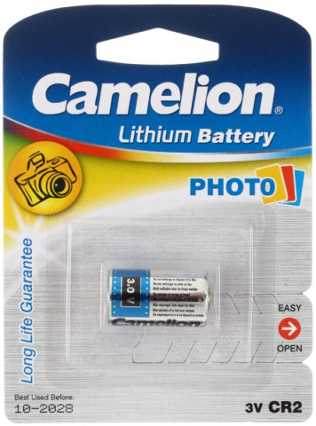 Батарейка литиевая Camelion Lithium Photo 3V, CR2 - фото 1 - id-p131175939