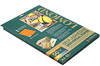 Бумага самоклеящаяся для изготовления этикеток Lomond А4, 1 шт., 210*297 мм, матовая, оранжевый неон
