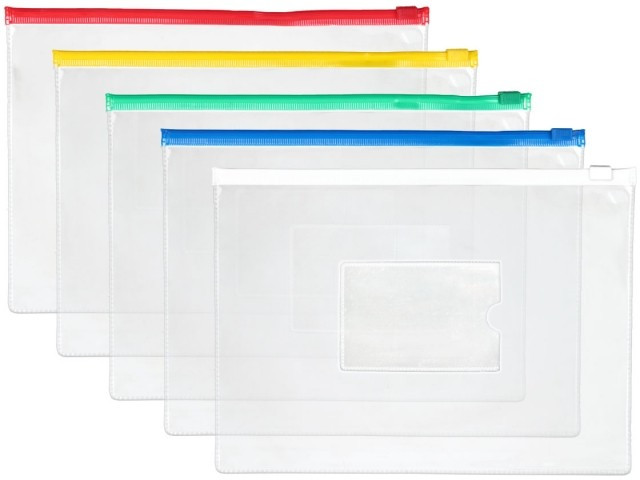 Папка-конверт пластиковая на молнии Berlingo А5 233*163 мм, толщина пластика 0,15 мм, прозрачная - фото 2 - id-p131174864