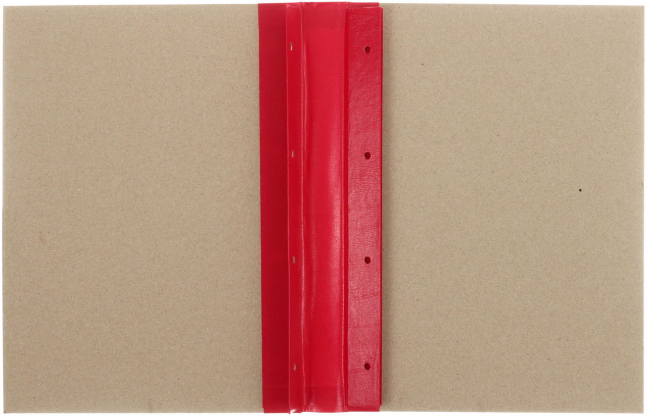 Папка архивная из картона со сшивателем (без шпагата) А4, ширина корешка 30 мм, плотность 1240 г/м2, красная - фото 1 - id-p131175976