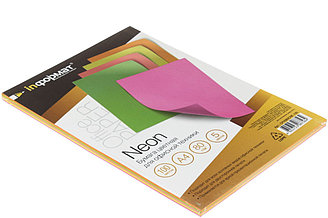 Бумага офисная цветная Mix inФормат А4 (210*297 мм), 75 г/м2, 100 л., Neon 5 цветов