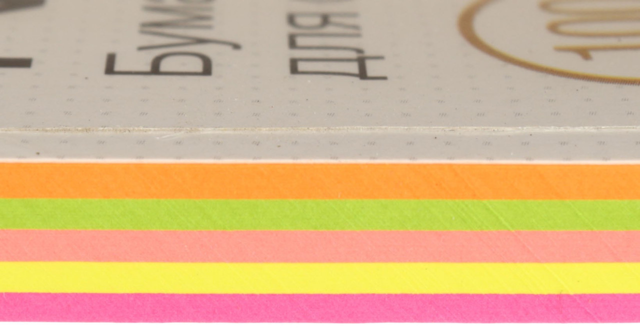 Бумага офисная цветная Mix inФормат А4 (210*297 мм), 75 г/м2, 100 л., Neon 5 цветов - фото 2 - id-p131172648