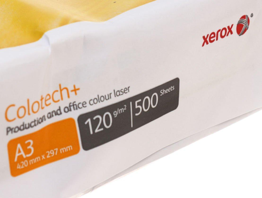 Бумага офисная Xerox Colotech+ Uncoated (без покрытия) А3 (297*420 мм), 120 г/м2, 500 л. - фото 2 - id-p131171580