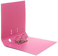 Папка-регистратор Lux Economix с двусторонним ПВХ-покрытием корешок 50 мм, розовый