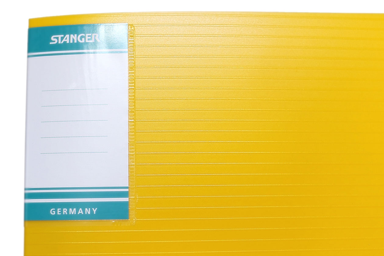 Папка-скоросшиватель пластиковая с пружиной Stanger толщина пластика 0,7 мм, желтая - фото 3 - id-p131171602