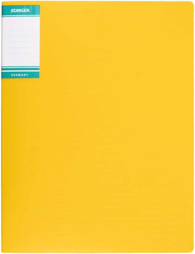 Папка-скоросшиватель пластиковая с пружиной Stanger толщина пластика 0,7 мм, желтая - фото 5 - id-p131171602