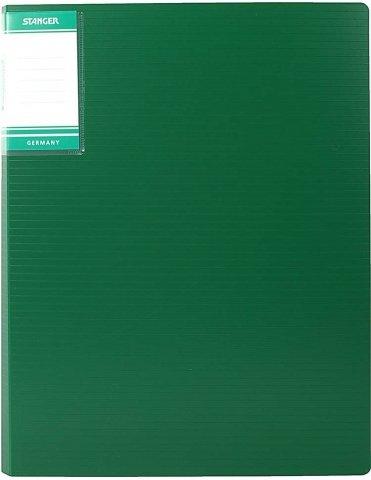 Папка-скоросшиватель пластиковая с пружиной Stanger толщина пластика 0,7 мм, зеленая - фото 2 - id-p131171603