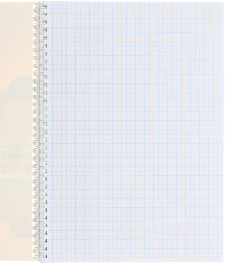 Тетрадь общая А4, 80 л. на гребне «Вечерний город» 200*285 мм, клетка - фото 1 - id-p131176010