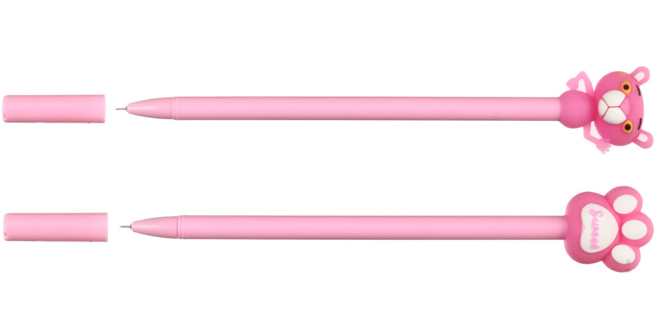 Ручка гелевая Sofun корпус ассорти, стержень синий, «Розовая пантера» - фото 2 - id-p131176078