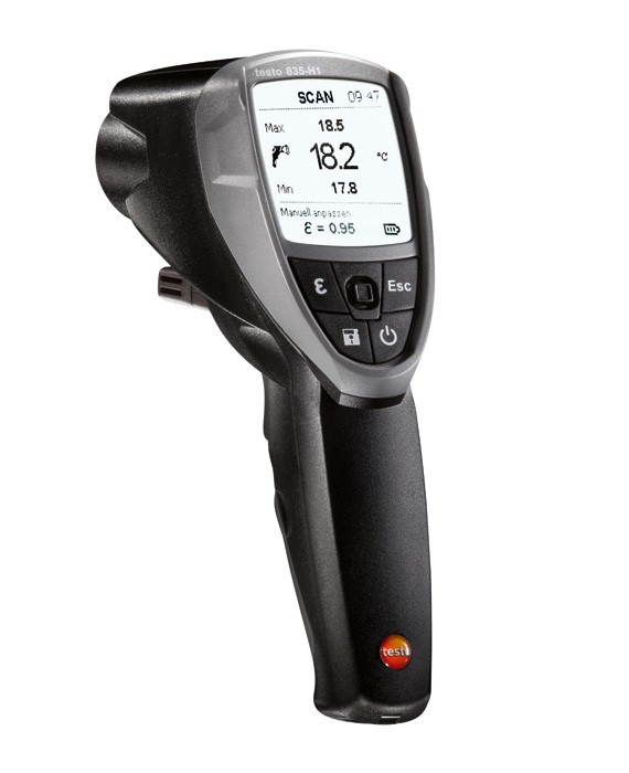 Testo 835-H1 - инфракрасный термометр с интегрированным модулем влажности