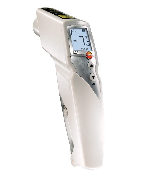 Testo 831 Инфракрасный термометр с 2-х точечным лазерным указателем, 30:1, для пищевого сектора - фото 1 - id-p9154192