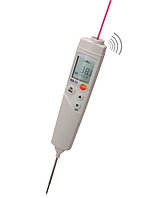 Testo 826-T4 Инфракрасный термометр с лазерным указателем и проникающим пищевым зондом, оптика 6:1