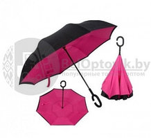 Зонт наоборот UnBrella (антизонт). Подбери свою расцветку настроения Розовый