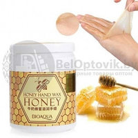 Парафиновая маска для рук Bioaqua Honey hand wax с экстрактом меда и розы, 170g