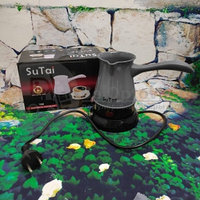 Кофеварка (турка) электрическая SuTai, 500мл Графит. Вкуснейший кофе дома