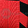 Комплект чехлов на автомобильные сидения Car Seat Cover 9 предметов (чехлы для автомобиля) Красные, фото 3