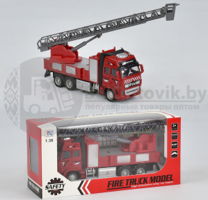 Пожарная машина Fire Truck Model, масштаб 1:38, фото 1