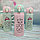 Термокружка LUCKY Cats, 350 мл Розовый с мятной крышечкой, фото 3