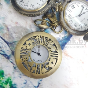 Карманные часы с цепочкой и карабином Мартовский заяц, фото 1