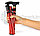 Складная трость опорная с регулировкой высоты, NOVA с ремешком, с рисунком Красный корпус, фото 9