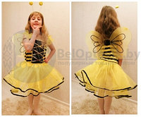 Карнавальный костюм: платье Пчелка, размер XL (130-140 см)