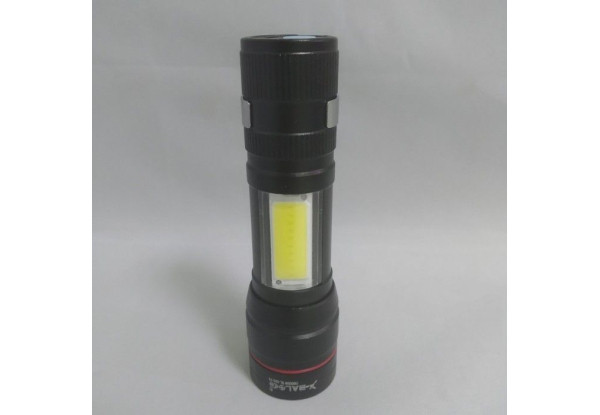Тактический фонарь POLICE BL 520 Q5 99000W фонарик 300 Lumen USB Черный - фото 4 - id-p131216622